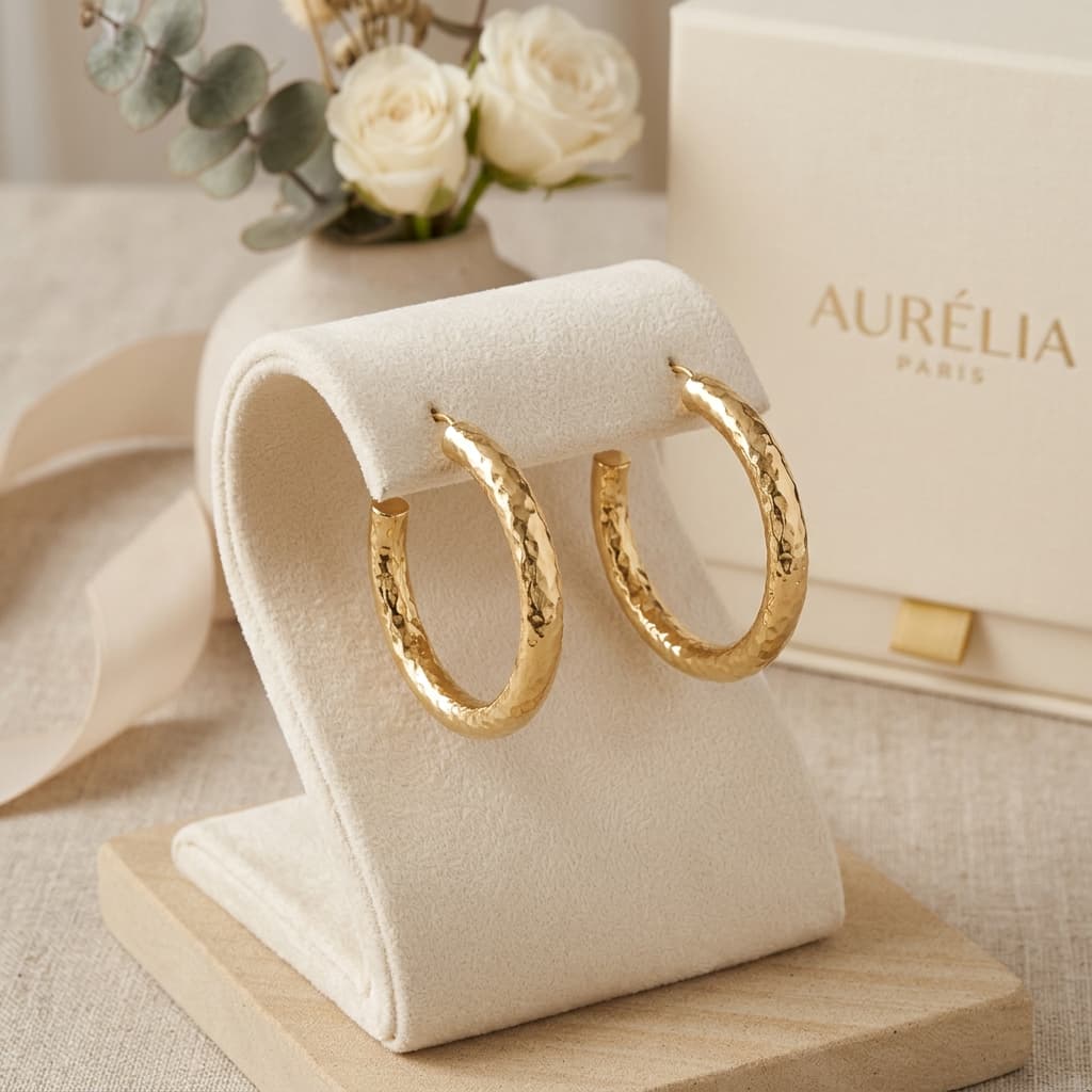 Gold Hoop Earrings